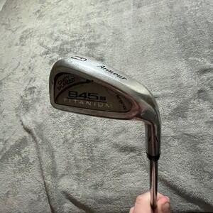 Tommy Armour 845s Titanium 6 Iron Cavity Balanced Tour Step 3 Steel Shaft